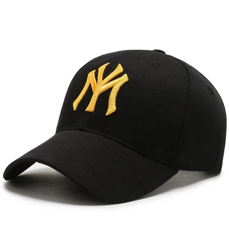 Fashion Letters MY Embroidery Baseball Cap For Women Men Cotton Unisex-Teens Snapback Flat Bill Hip Hop Tide Hats Visors Sun Hat