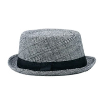 light gray plaid
