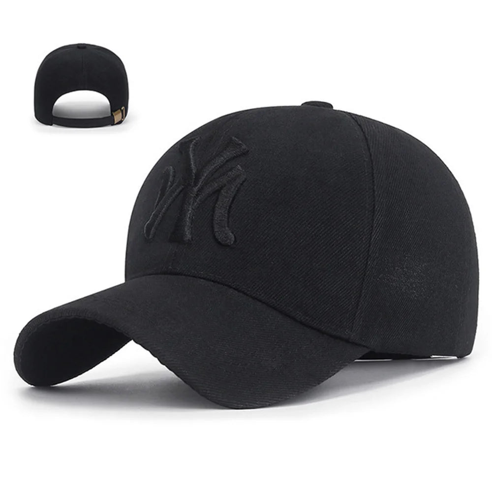 Unisex Letter Embroidery Baseball Cap – Cotton Snapback Trucker Visor Sun Hat