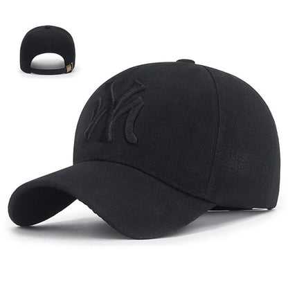 Unisex Letter Embroidery Baseball Cap – Cotton Snapback Trucker Visor Sun Hat