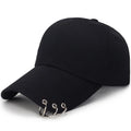 Unisex Lightweight Baseball Cap – Casual Summer Sun Visor Hat with Ring Detail