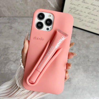 Rhode Lemontini Lip Gloss iPhone Case