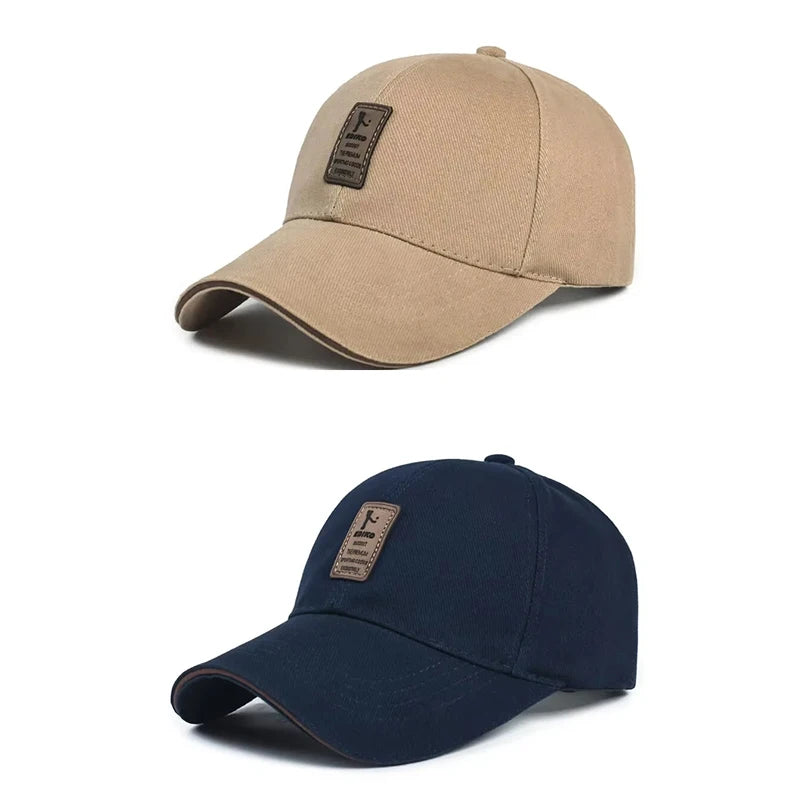 Men’s Cotton Baseball Cap Casual Sports Sun Hat Adjustable Sunscreen Cap