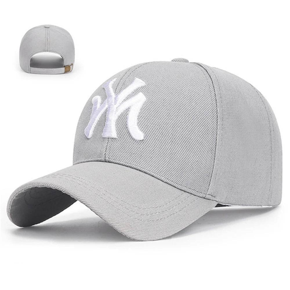Unisex Letter Embroidery Baseball Cap – Cotton Snapback Trucker Visor Sun Hat