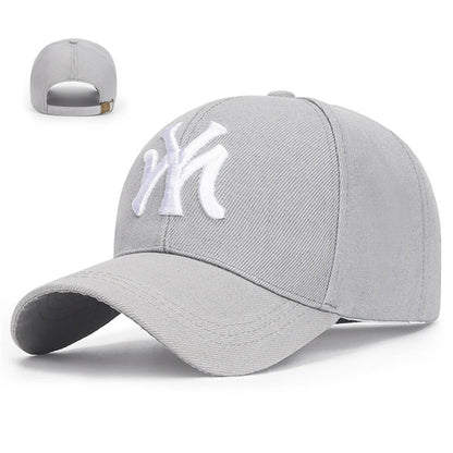 Unisex Letter Embroidery Baseball Cap – Cotton Snapback Trucker Visor Sun Hat