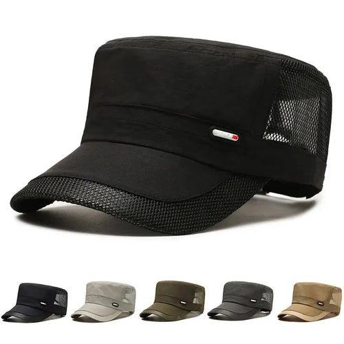 Men’s Quick Dry Mesh Baseball Cap Breathable Outdoor Sports Sun Visor Hat