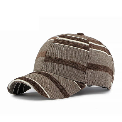 Ethnic Wind Hat for Men and Women Outdoor Sunshade Baseball Hat Fashion Imitation Cowboy Print Hard Top Duck Tongue Hat Trend