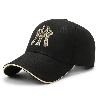 Unisex Korean Embroidered Letter Baseball Cap Casual Outdoor Travel Sun Hat