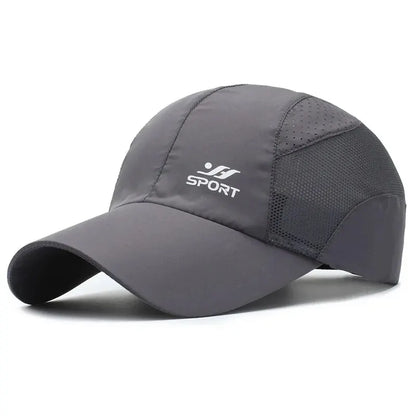 Men’s Quick Dry Mesh Baseball Cap Breathable Outdoor Sports Sun Protection Hat