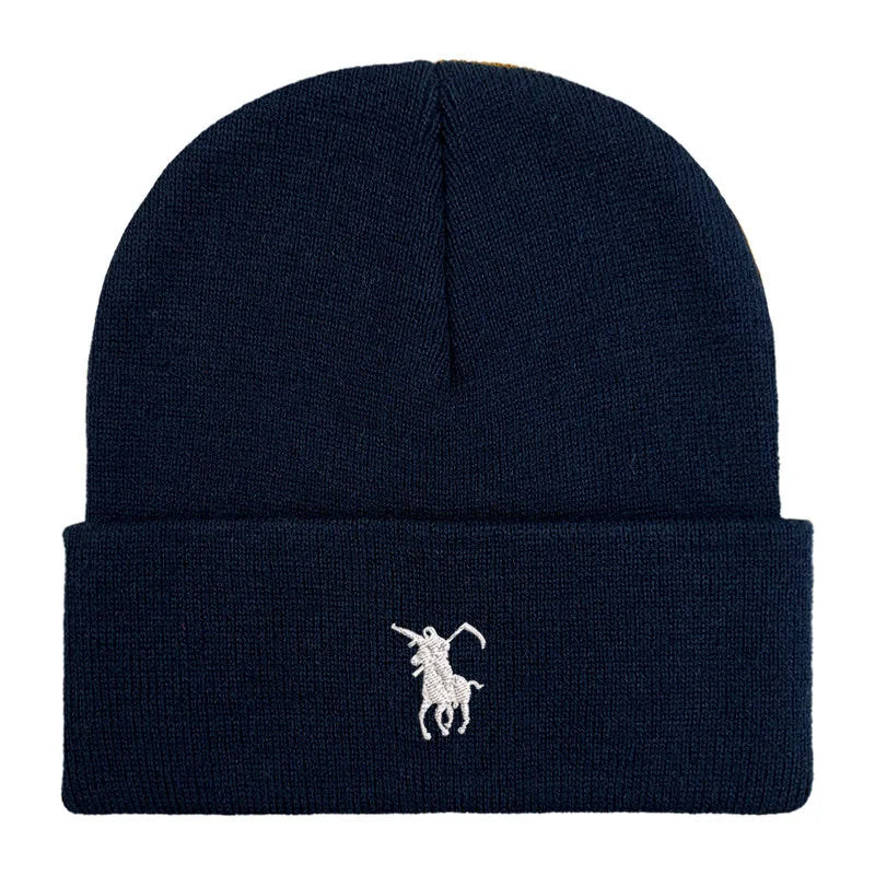 Fashion Embroidery Grim Reaper Japan Beanie Knitted caps Winter thick hats Men Women Unisex Girls boy knit Cap Warmer Bonnet hat