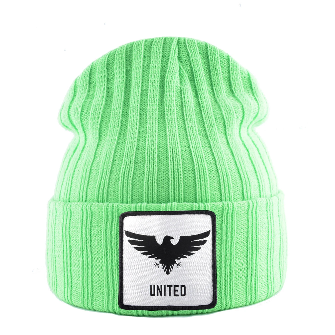Knitted Skullies Beanie With Animals Patch Men Women Outdoor Casual Sport Hats Autumn Winter Solid Color Hip Hop Beanies