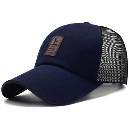 Unisex Mesh Baseball Cap – Breathable Outdoor Sports Sun Hat, Korean Style