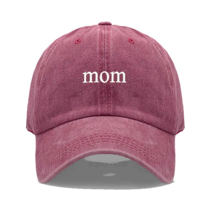 New dad mom Embroidery Soft Cotton Baseball Cap Fashion Women Men Hat Sport Visors Snapback Cap Sun Hat Breathable Outdoor Caps