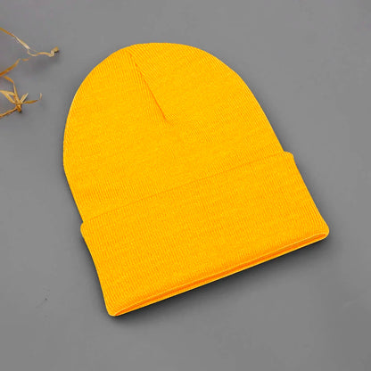 24 Colors Unisex Beanie Hat for Men Women Winter Knit Caps Soft Ski Hats