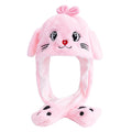 New Style Unisex Funny Ear Hat Frog Animal Style Couple Cute Ear Moving Up Cap Men Women Rabbits Ears Winter Lovely Hats﻿