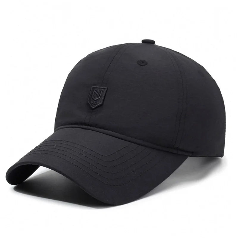 Quick-Dry Baseball Cap - Adjustable, Moisture-Wicking Sun Hat for Outdoor Sports & All Seasons