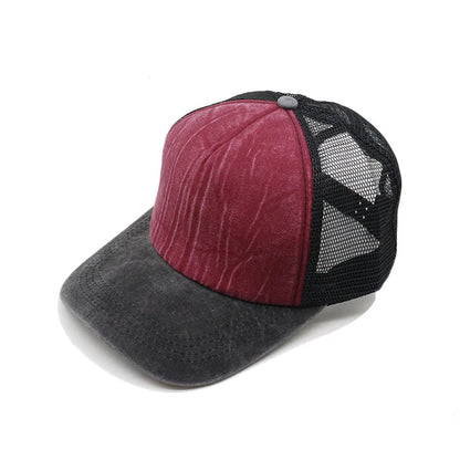 1pcs Baseball Cap Men's Summer Breathable Mesh Sun Hat Unisex Cotton Snapback Cap Truck Caps Visor