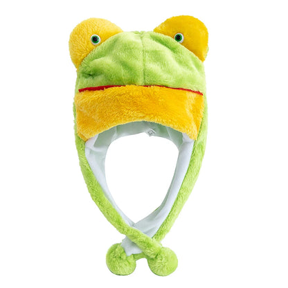Hot Sale Unisex Funny Bulls Head 3D Animal Style Decorative Hat Winter Cap For Men Women Plush Fur Lovely Family Hat