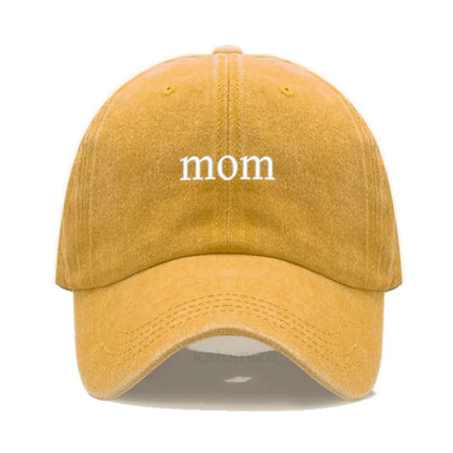 New dad mom Embroidery Soft Cotton Baseball Cap Fashion Women Men Hat Sport Visors Snapback Cap Sun Hat Breathable Outdoor Caps