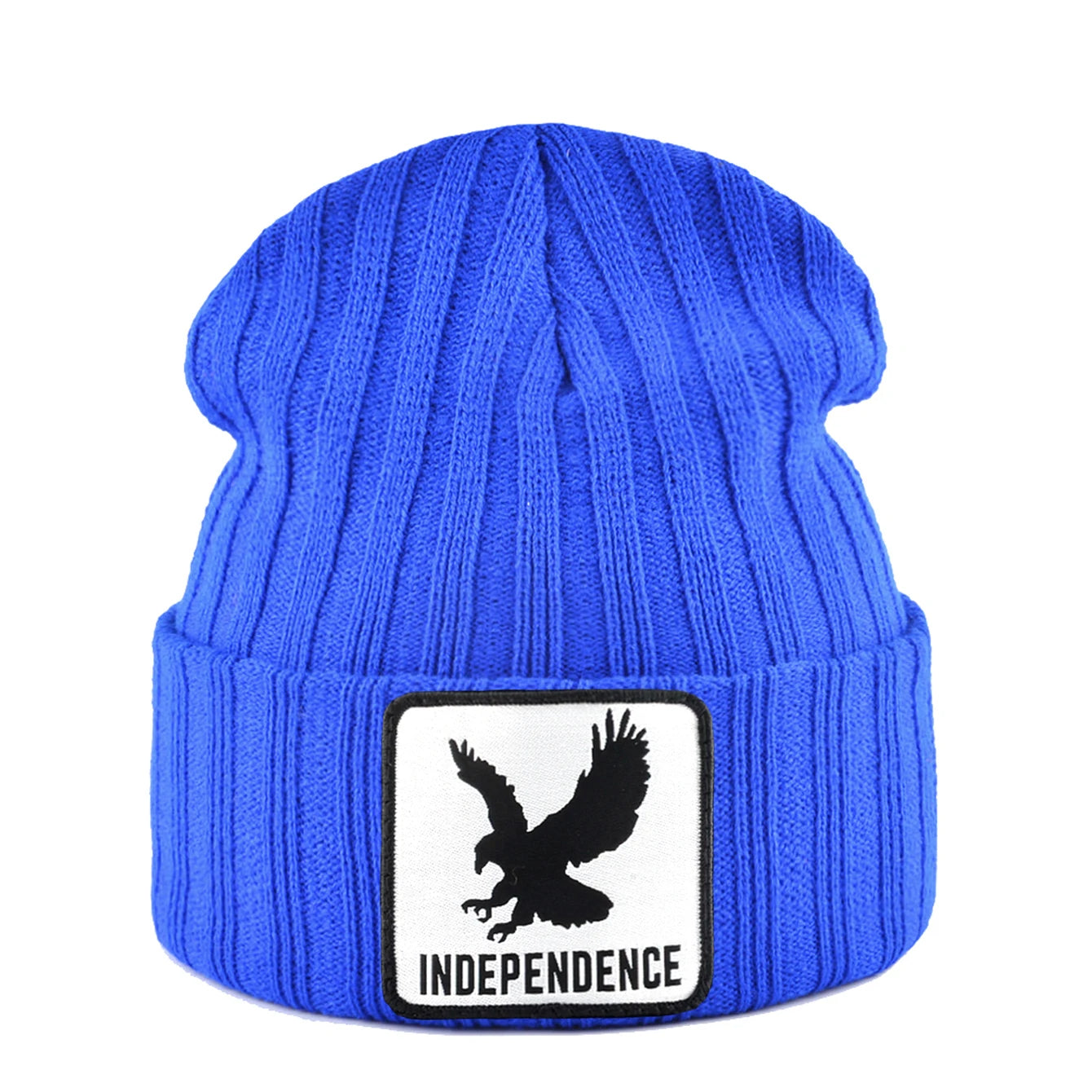 Knitted Skullies Beanie With Animals Patch Men Women Outdoor Casual Sport Hats Autumn Winter Solid Color Hip Hop Beanies