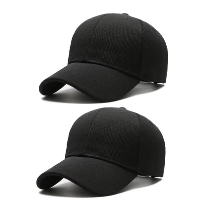 Unisex Minimalist Baseball Cap Large Size Breathable Casual Visor Hat