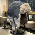Winter Fleece-Lined Ear Protection Cotton Hat for Women 2025 New Style Men's Cold-Proof Hat Men's Warm Lei Feng Hat Cycling Hat