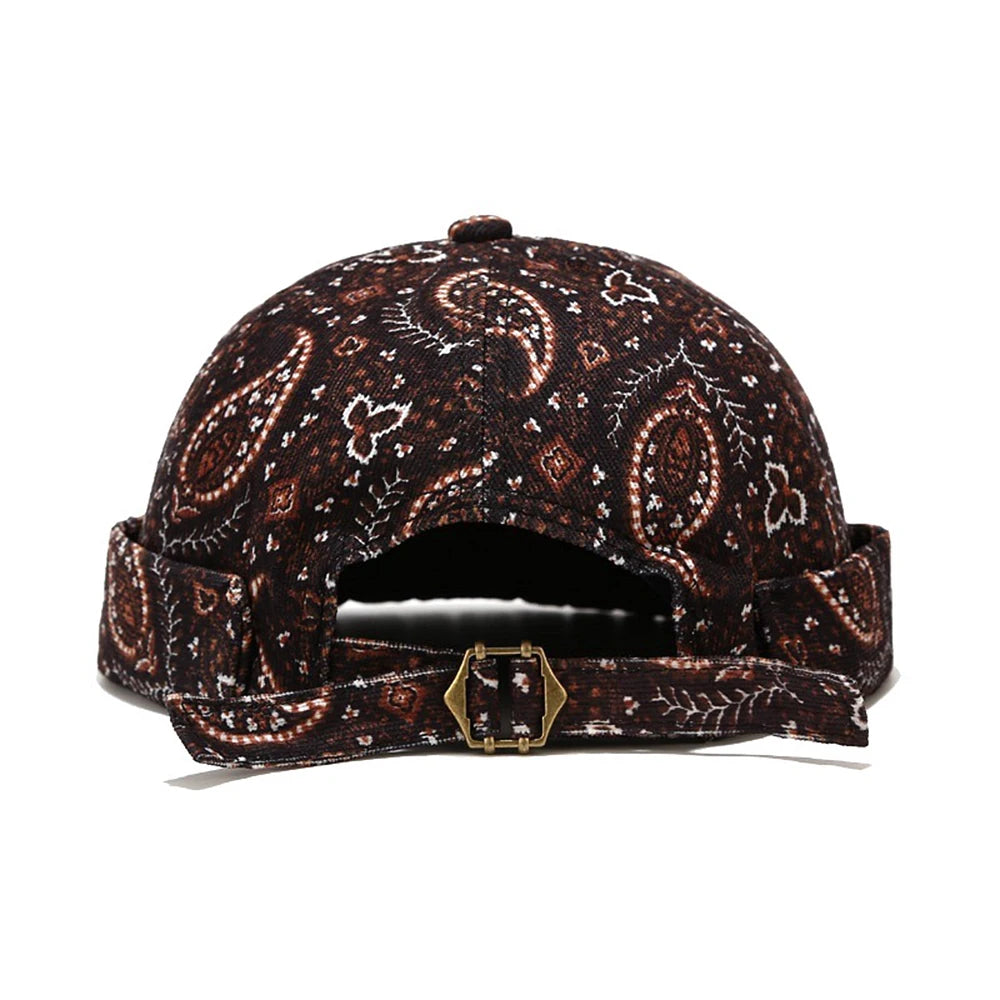 Unisex Cotton Brimless Docker Cap – Retro Skullcap Street Hip Hop Summer Hat