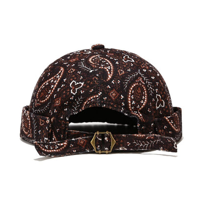 Unisex Cotton Brimless Docker Cap – Retro Skullcap Street Hip Hop Summer Hat