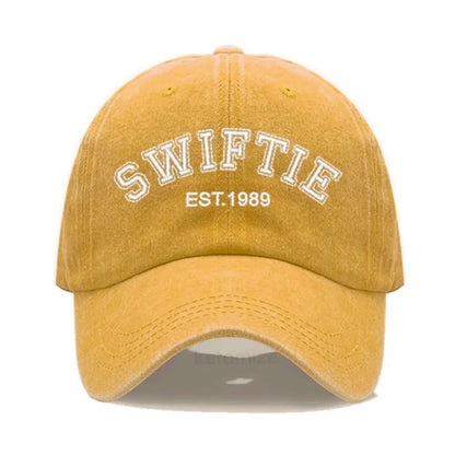 SWIFTIE 1989 Embroidery Baseball Cap for Men Women Unisex Washed Cotton Dad Hat Sun Hat Gift Fans Outdoor Sports Dropshipping