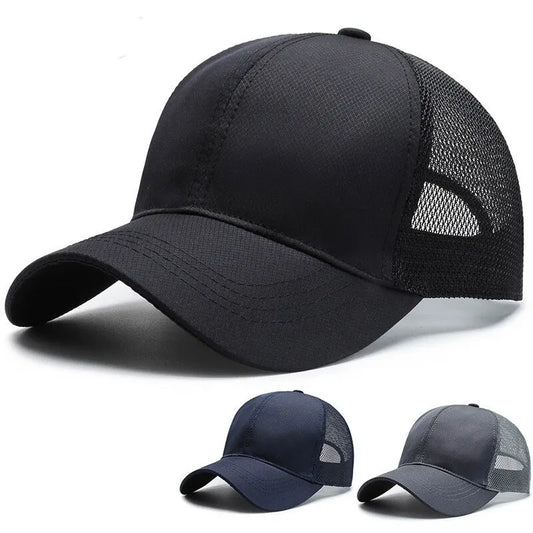 Men's Summer Breathable Mesh Baseball Cap Outdoor Sports Korean Style Visor Hat