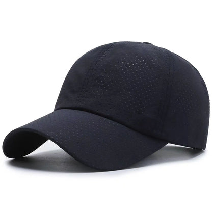 Unisex Quick Dry Baseball Cap Men Summer Print logo Outdoor Sport Running Hat Women Custom Breathable Mesh Sun Hats