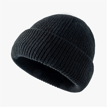 Bright Candy Color Winter Knitted Hat Beanies Skullies for Women Warm Thick Men Hip Hop Skullcap Hat Couple Street Sport Beanies