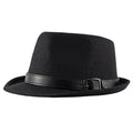 British Retro Jazz Hat Men's Autumn New Black Gentleman Hat Hip-hop Rivet Top Hat Women's Performance Hats
