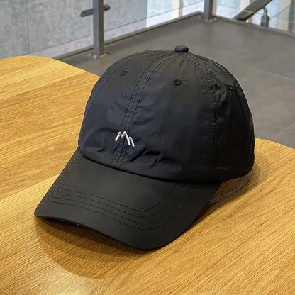 Summer Quick Drying Lightweight Baseball Hat, Thin Breathable Sunshade Sunscreen Duckbill Hat, Suitable For Fishing And Other Ou