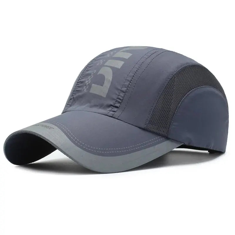 Unisex Quick Dry Baseball Cap Breathable Mesh Outdoor Sports Visor Hat