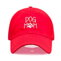 Dog Mom Embroidered Baseball Cap for Women Men Fashion Adjustable Soft Cotton Dad Hat Unisex Classic Golf Caps