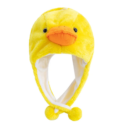 New Style Unisex Funny 3D Plush Elephant Style Decorative Hat Mischievous Cap For Man Women Plush Winter Lovely Family Hat