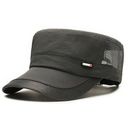 Men’s Quick Dry Mesh Baseball Cap Breathable Outdoor Sports Sun Visor Hat