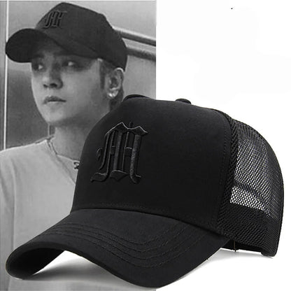 Men’s Big Head Mesh Baseball Cap Breathable Summer High Crown Sun Protection Hat