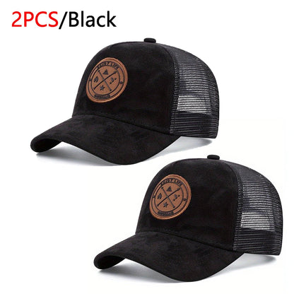 Unisex Mesh Snapback Cap – “ENJOY LIFE” Letter Patch Breathable Summer Trucker Hat