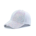New Fashion Women Diamond Inlay Cap Spring Summer Hip Hop Kpop Dance Baseball Caps Simple Plain Party Street Hat