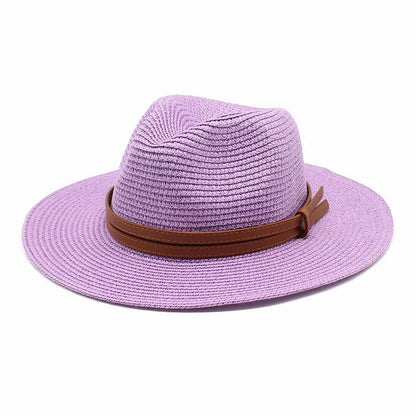 Beach Hats for Men and Women Beach Outdoor Sun Protection Visors Sun Hats Jazz Straw Hat