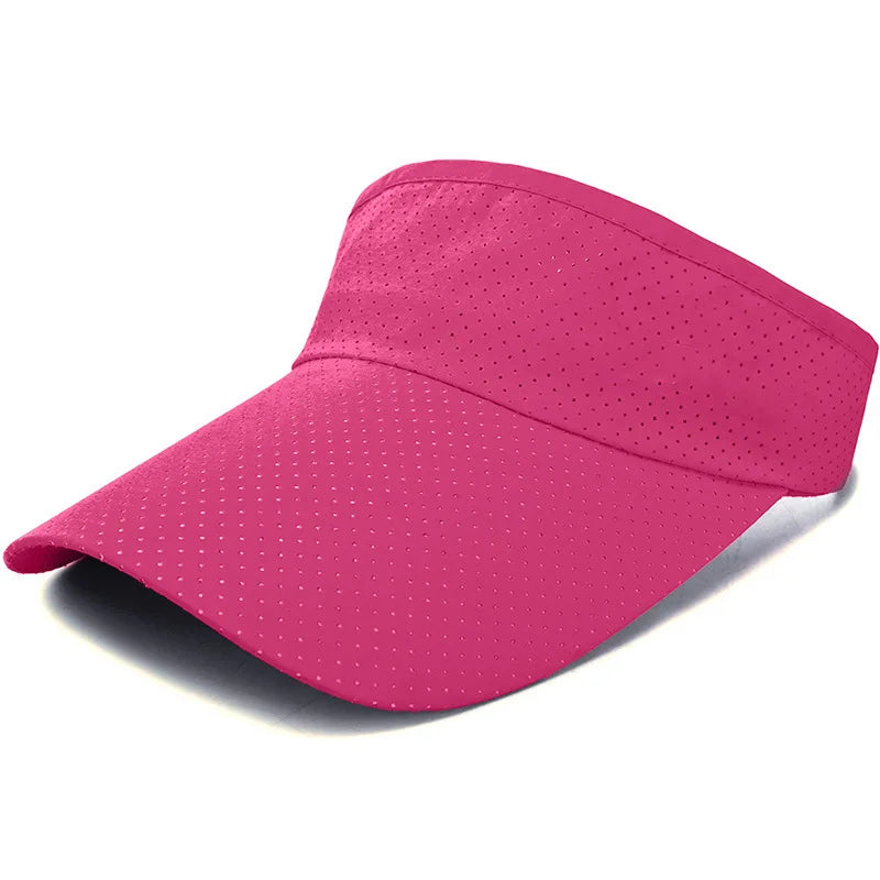Sun Visor Hat Women Caps Sports Quick Dry Sun Hats Visor Sport Empty Top Suncreen Visors Summer Hats For Women Men Beach Sun Hat