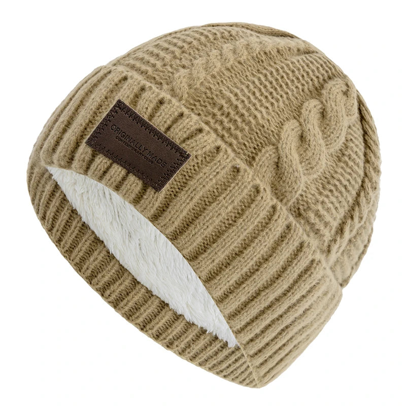 New Couple Beanie Fashion Winter Hats For Men Women Keep Warm Chic Hats Outdoor Knit Cap
