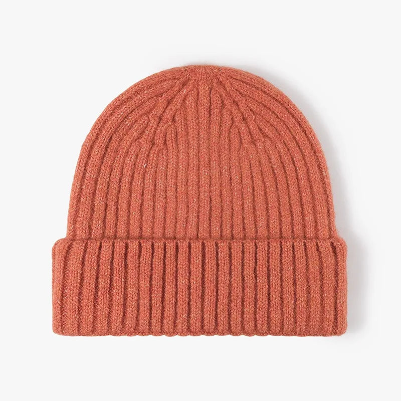 New Cool Women Man Autumn Winter Thick Wool Beanie Hat High Quality Outdoor Earflaps Warm Knitted Beanie Cap Hat For Men Women