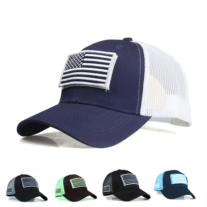 Spring And Summer New Mesh Breathable Personality Sticker Embroidery Women's Baseball Cap Mesh Hat Men's Outdoor Sunscreen Cap