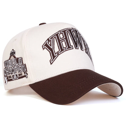Unisex YHWH Letter Embroidery Baseball Caps Spring and Autumn Outdoor Adjustable Casual Hats Hip Hop Hat Sunscreen Hat