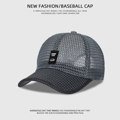 Men’s Mesh Baseball Cap – Breathable Summer Trucker Snapback Outdoor Hat