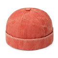 New Women Men Solid Cotton Cap Hat Washed Denim Beanie Hat Spring Autumn Retro Adjustable Docker Sailor Cap Hat For Women Men