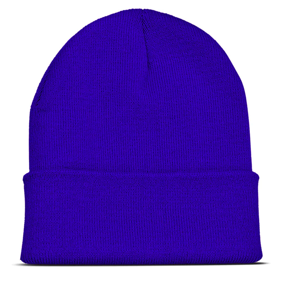 Personalized Custom Beanies Hats with Embroidery Text Logo for Men Women Warm Winter Knitted Cuff Beanie Cap Dropshipping